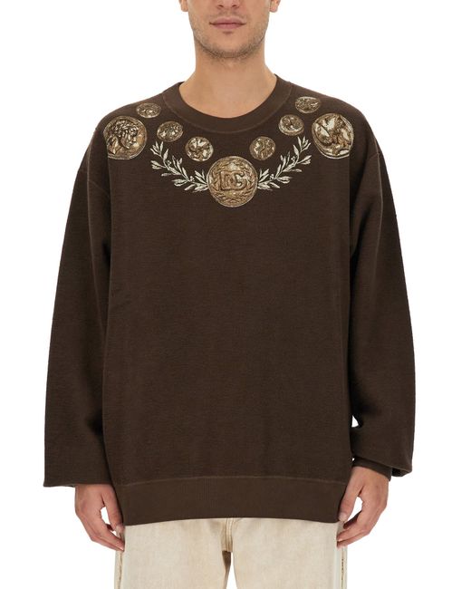 Dolce & Gabbana coin print sweatshirt
