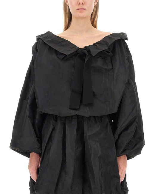 Patou top with balloon sleeves