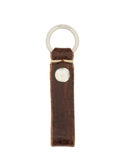 Our Legacy leather keychain