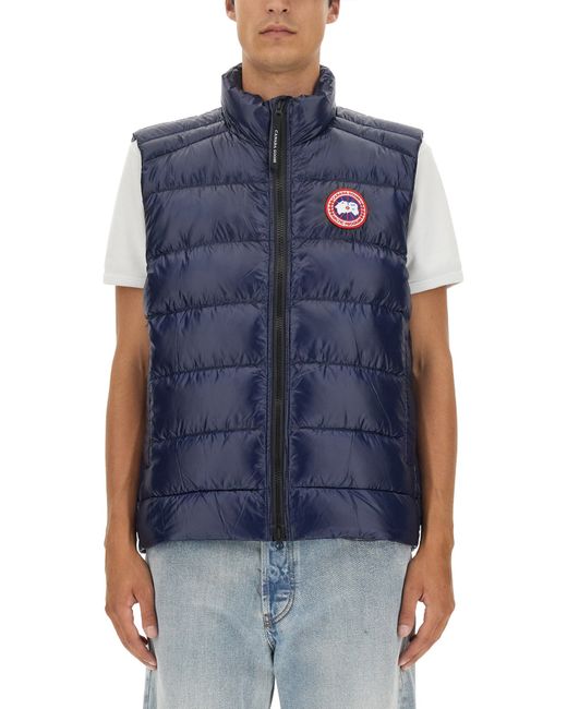 Canada Goose down vest with logo patch