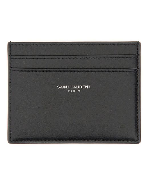 Saint Laurent card holder with logo