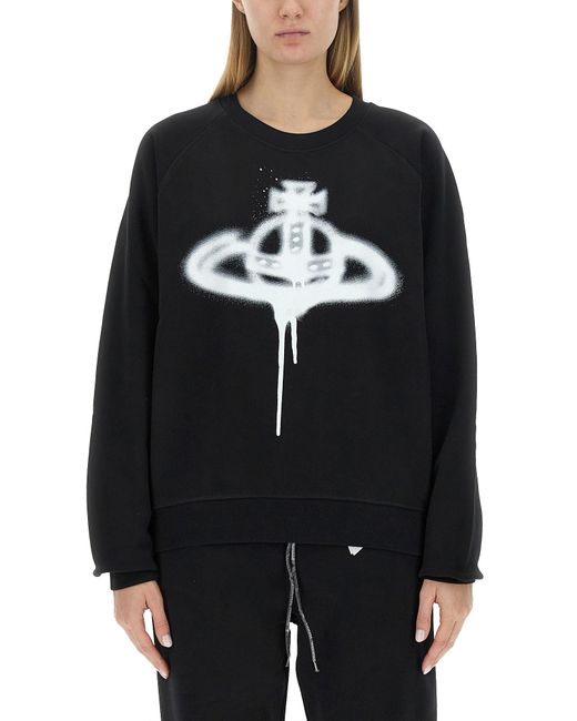 Vivienne Westwood orb spray print sweatshirt