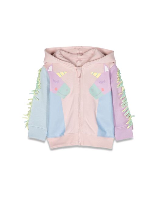Stella McCartney unicorns zipper hoodie