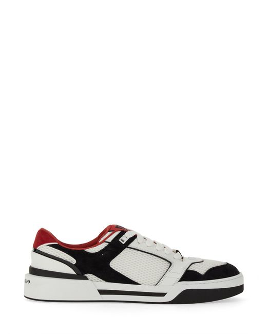 Dolce & Gabbana leather and mesh sneaker