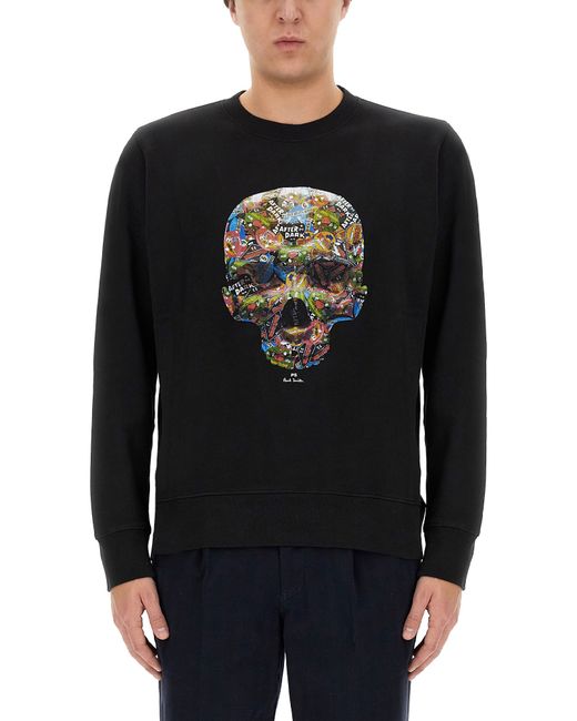PS Paul Smith skull sticker print sweatshirt