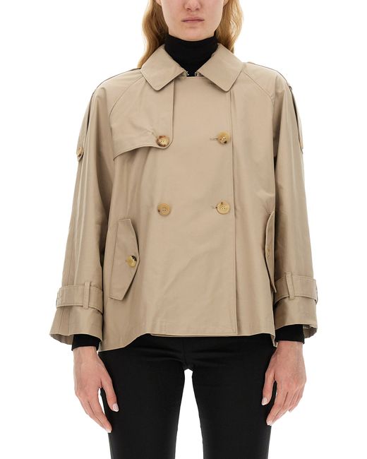 Max Mara double-breasted trench coat the cube