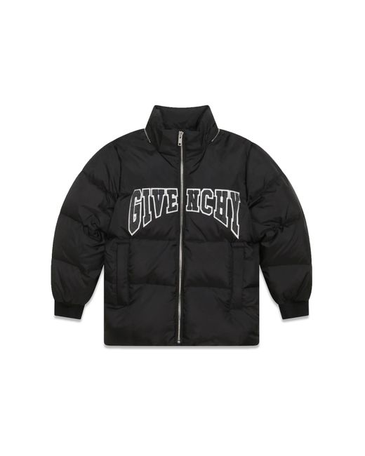 Givenchy down jacket with hood and logo