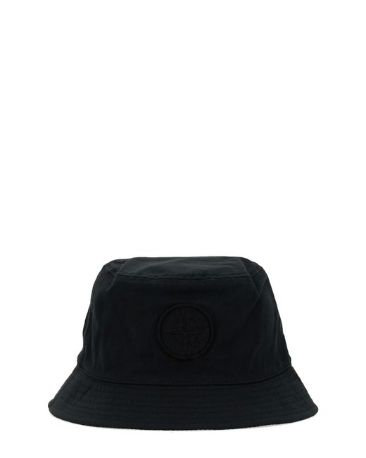 Stone Island bucket hat with logo