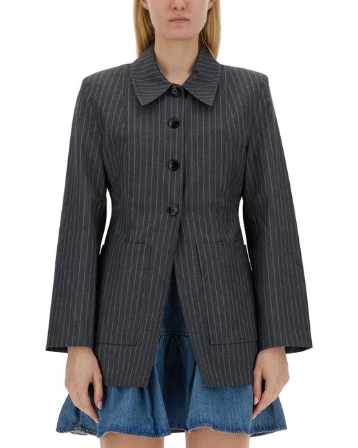 Ganni jacket with stripe pattern
