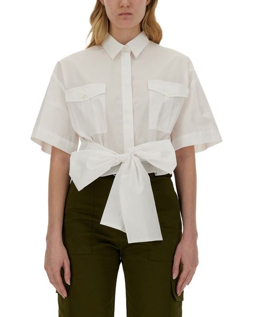 Msgm shirt with bow