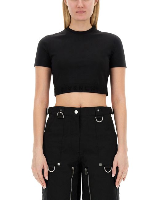 Givenchy crop top with logo