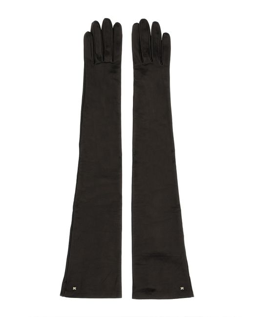 Max Mara long gloves.