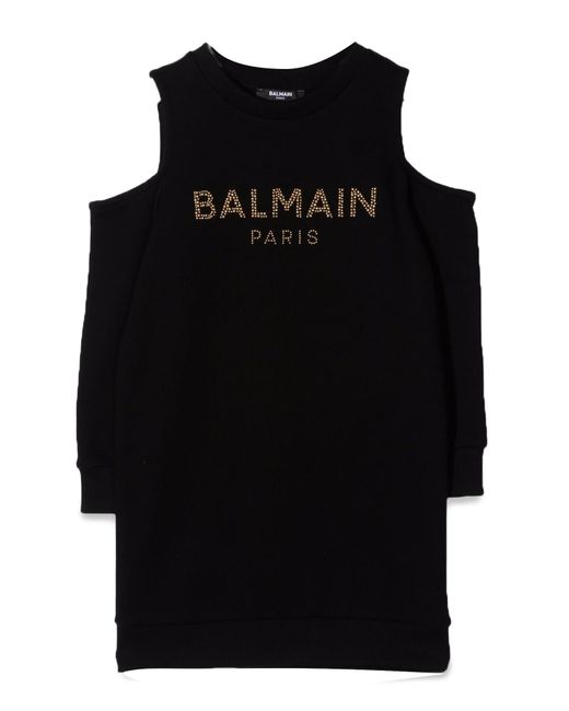 Balmain logo dress