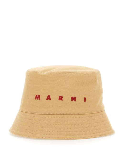 Marni bucket hat with logo