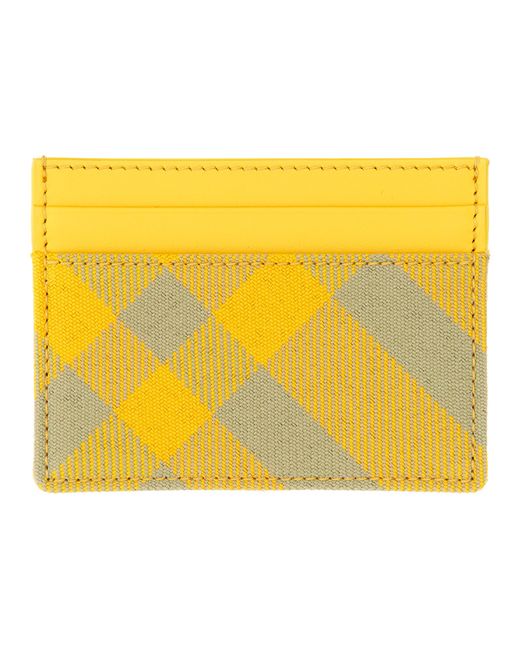 Burberry credit card holder check