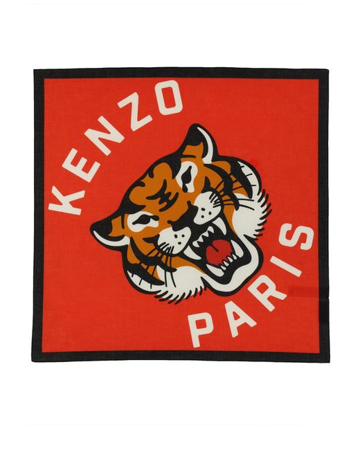 Kenzo logo scarf