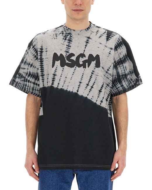 Msgm t-shirt with new brushed logo