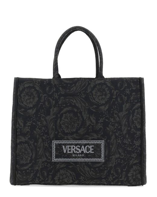 Versace large shopper bag athena baroque