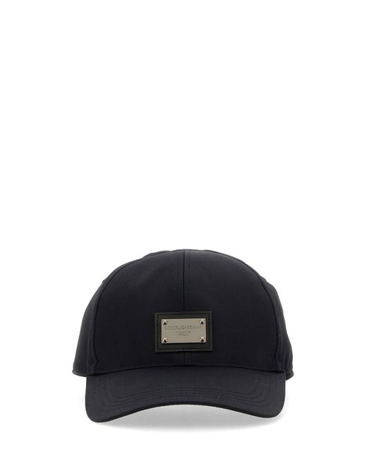 Dolce & Gabbana baseball cap with logo plaque