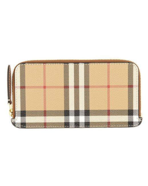 Burberry credit card holder check