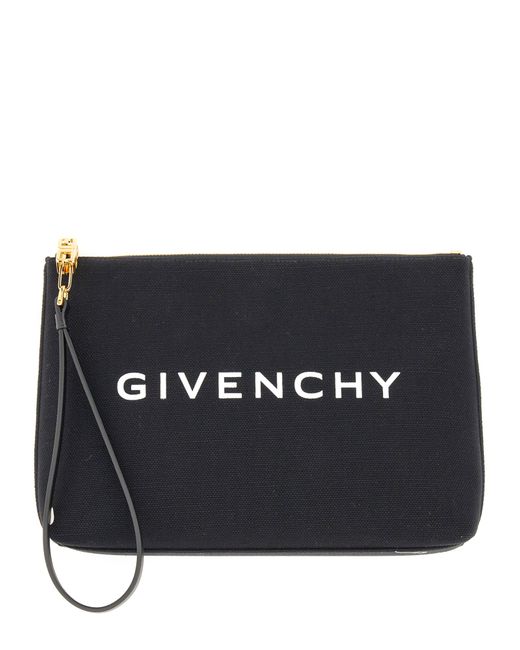Givenchy canvas clutch bag