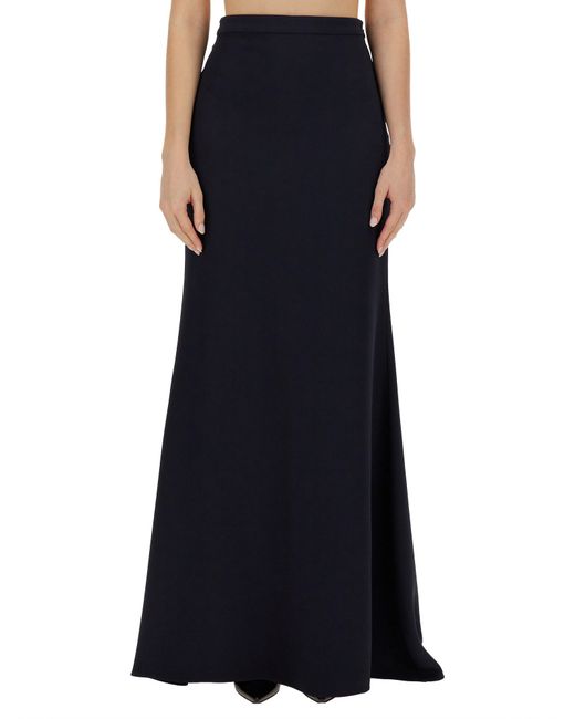 Valentino long cady couture skirt