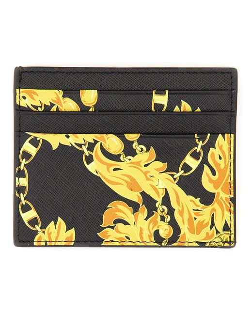 Versace Jeans Couture leather card holder