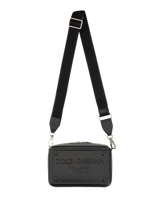 Dolce & Gabbana logo embossed shoulder bag