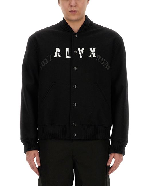 1017 Alyx 9Sm bomber jacket with logo