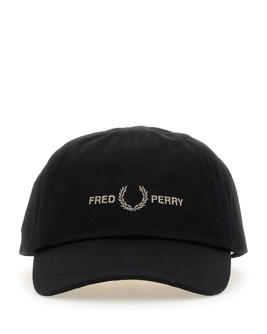 Fred Perry baseball hat with logo