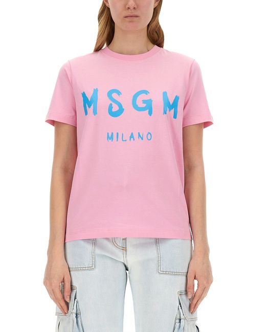 Msgm t-shirt with logo
