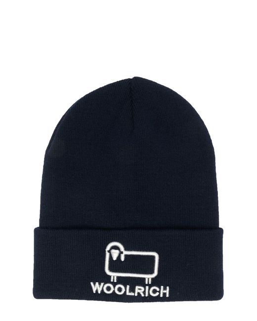 Woolrich logo beanie
