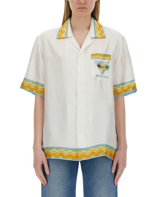 Casablanca printed shirt