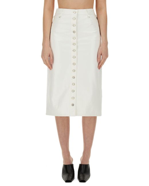 Courrèges skirt with buttons
