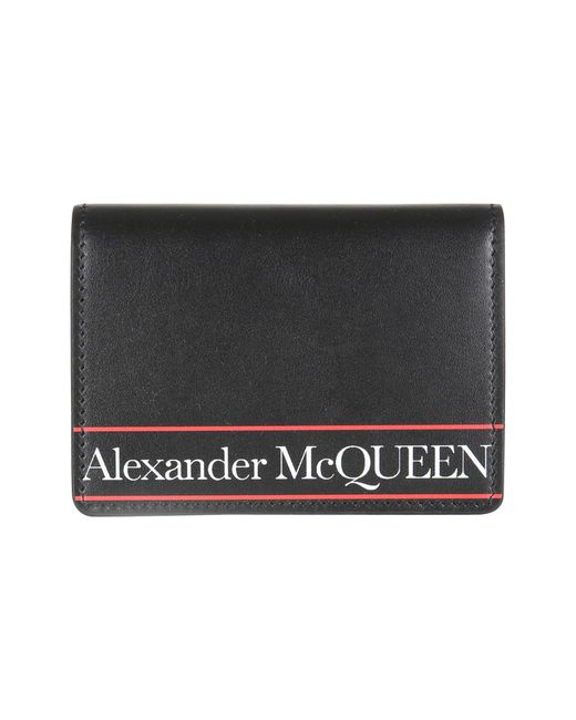 Alexander McQueen card holder with logo