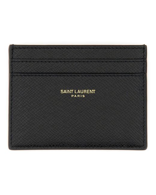Saint Laurent card holder with logo