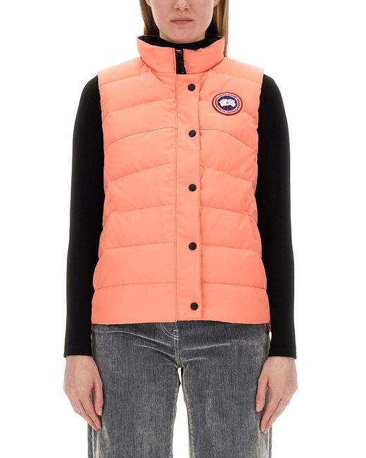 Canada Goose padded vest with logo