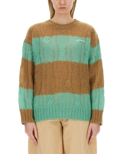 Ganni cable-knit sweater