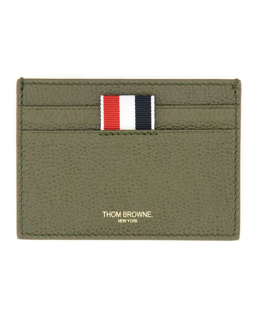 Thom Browne leather card holder
