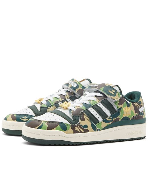 Adidas X Bape Forum 84 Low Sneakers in END. Clothing