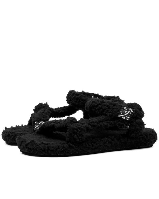 Arizona Love Trekky Faux Fur Sandals in UK 7 END. Clothing