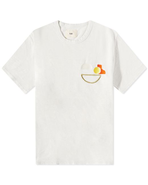 Folk Embroidered T-Shirt in Large END. Clothing
