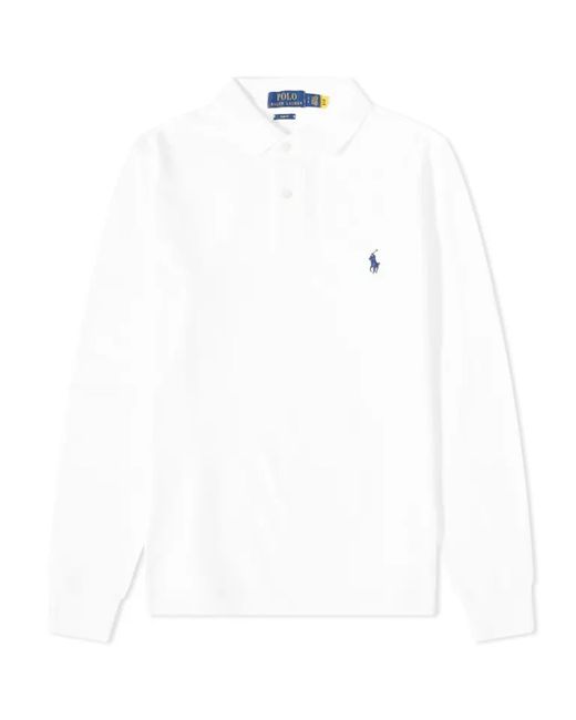 Polo Ralph Lauren Long Sleeve Slim Fit Polo Shirt in END. Clothing
