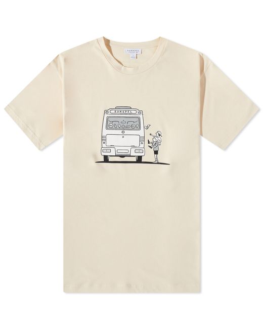 Sunspel Ice Cream Riviera T-Shirt in Large END. Clothing