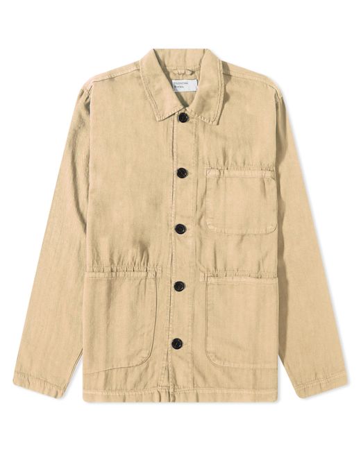 Universal Works Herringbone Cotton Field Jacket in Large END. Clothing