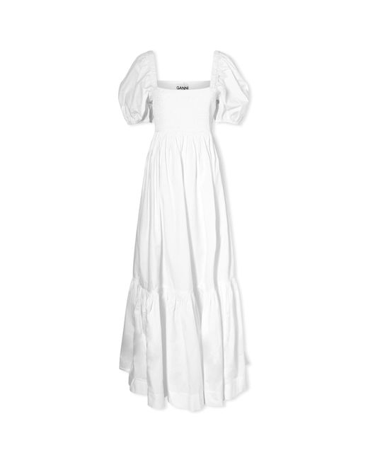 Ganni Smock Maxi Dress in XX-Small END. Clothing