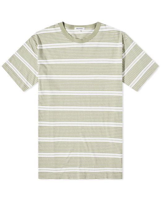 Norse Projects Johannes Sunbleached Stripe T-Shirt Large END. Clothing