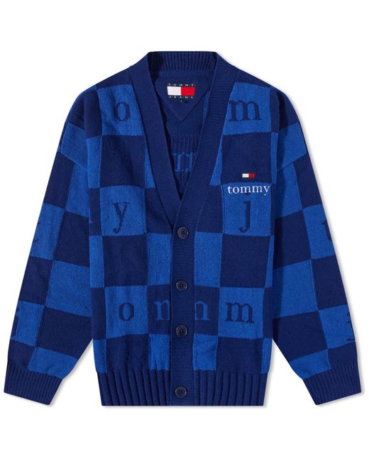 Tommy Jeans Checkerboard Cardigan in END. Clothing