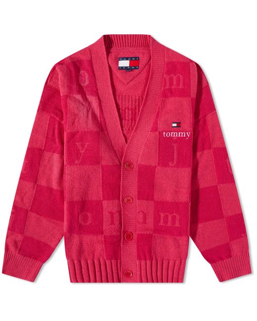 Tommy Jeans Checkerboard Cardigan in END. Clothing