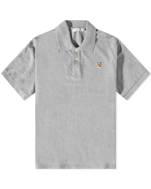 Maison Kitsuné Fox Head Patch Classic Polo Shirt in Small END. Clothing